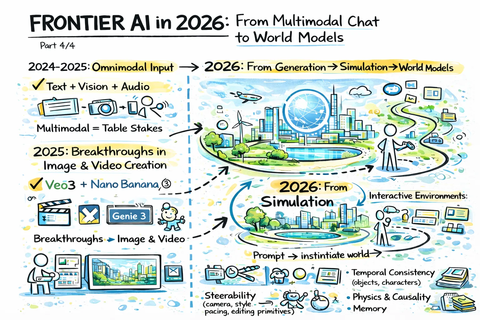 Frontier AI in 2026 – Part 4/4: From multimodal chat to world models